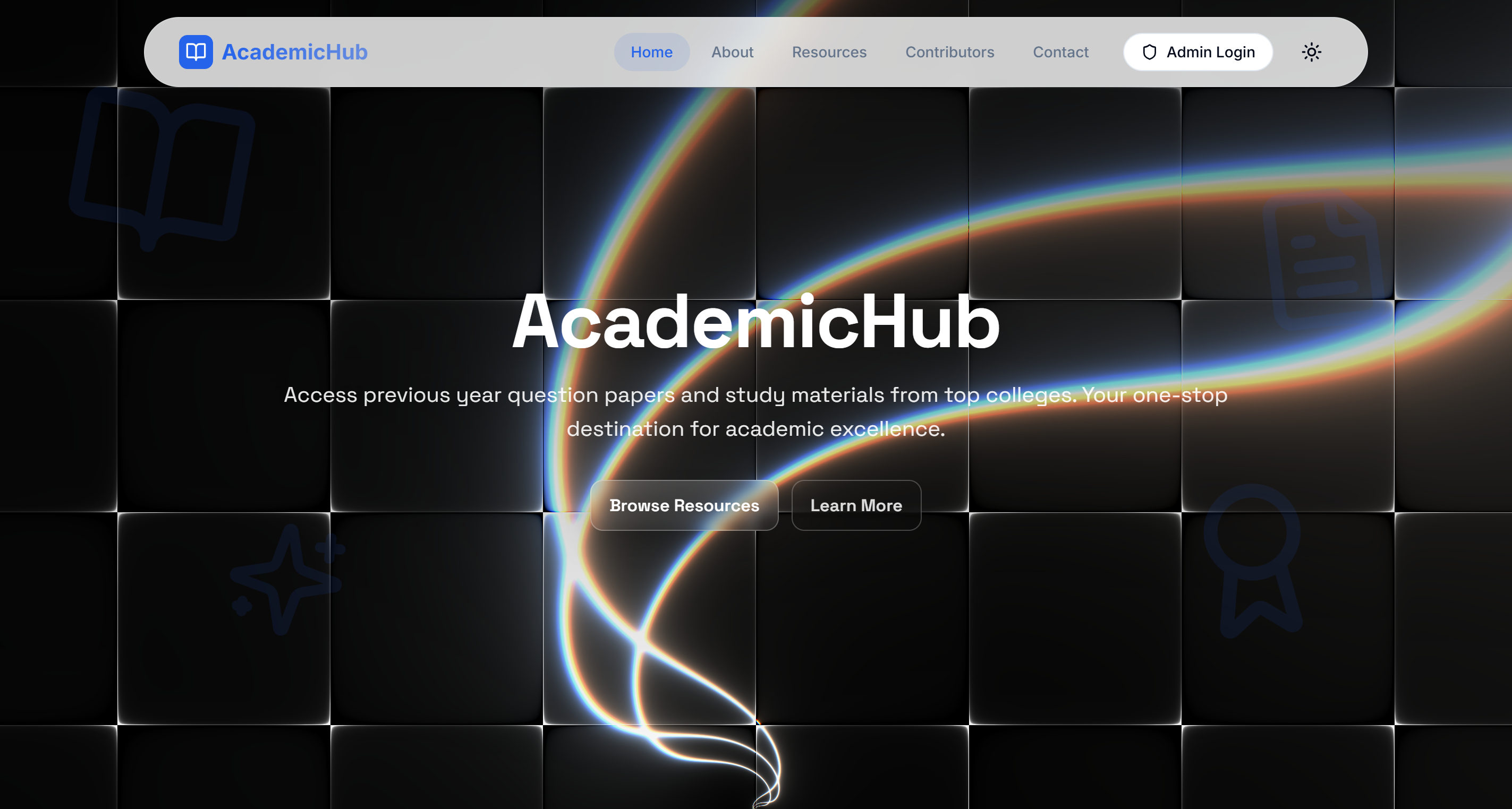 Academic Hub Learning & Resource Platform
