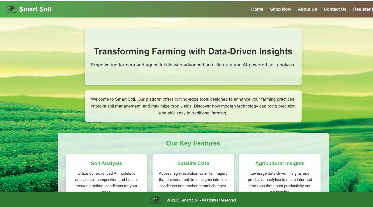 AgroVision AI-Powered Agricultural Platform