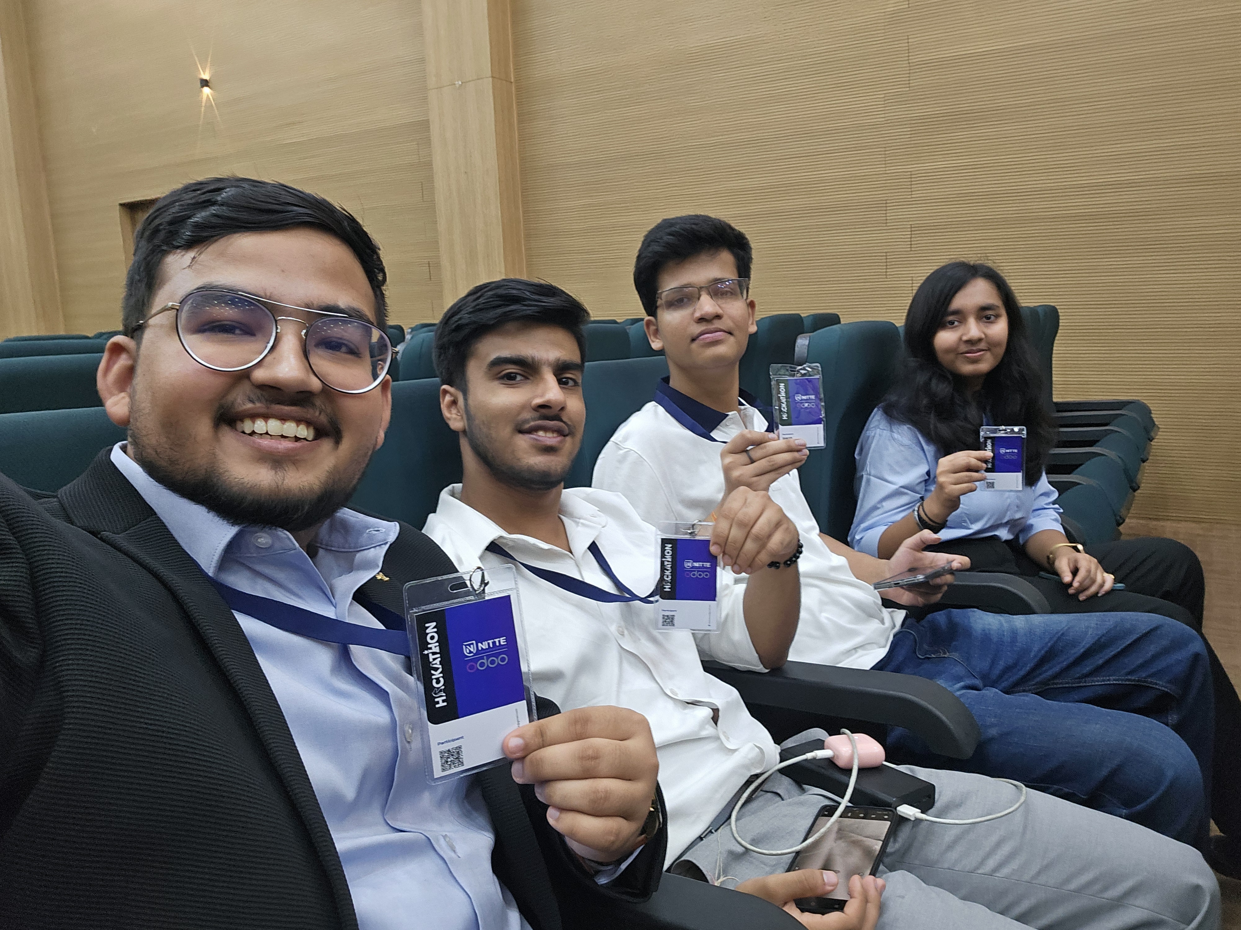 Top 10 out of 15000+ Developers Odoo X NMIT Hackathon, Bengaluru
